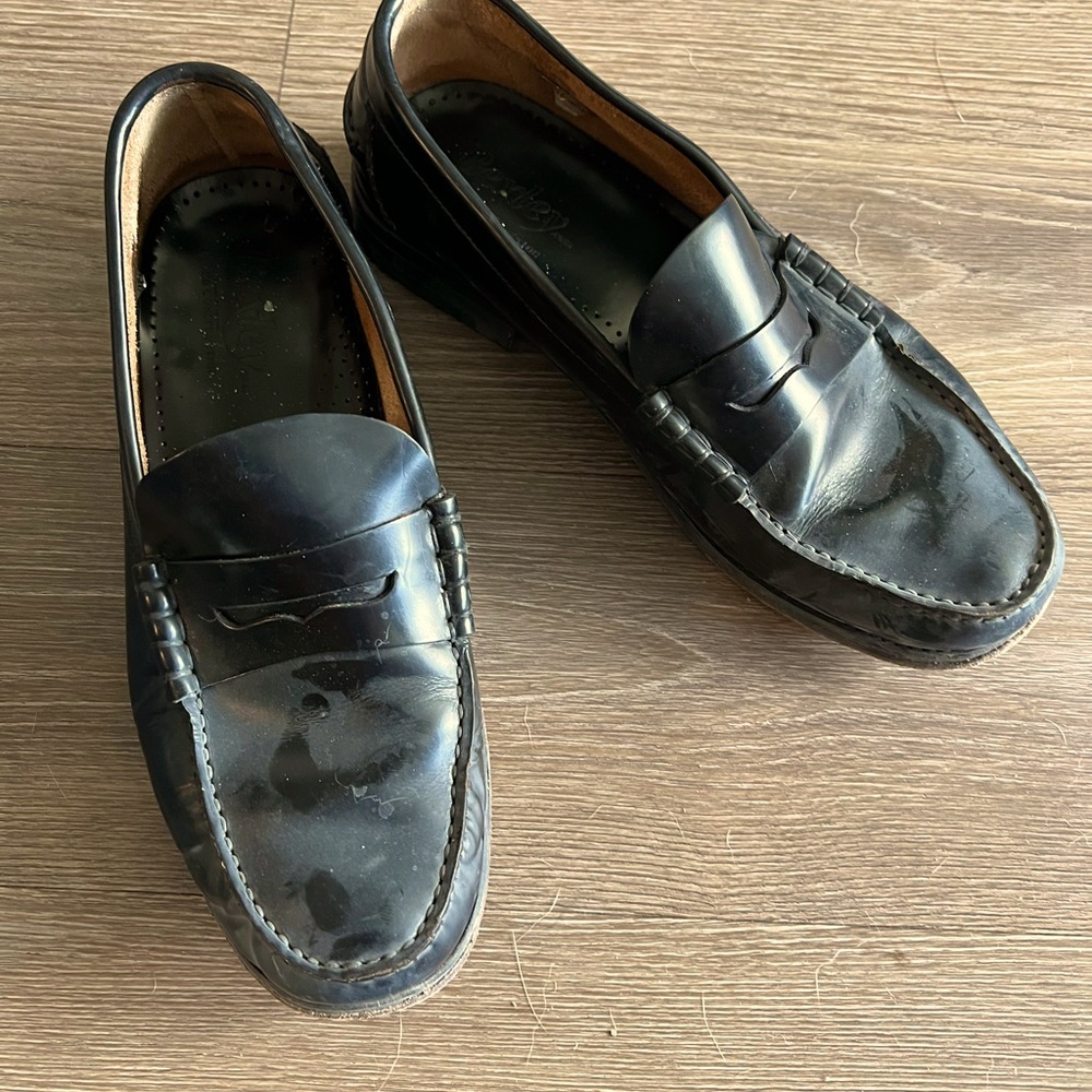 Shoes size10.5 color：black 100%leather